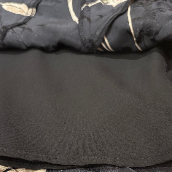 Jones New York silk Floral Black  Skirt - Picture 5 of 6